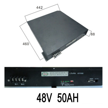 48V 50ah Telekommunikationsbasis LiFePO4 Batterie mit Leiterplatte